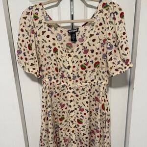 Hot Topic Cottagecore Print Mini Dress